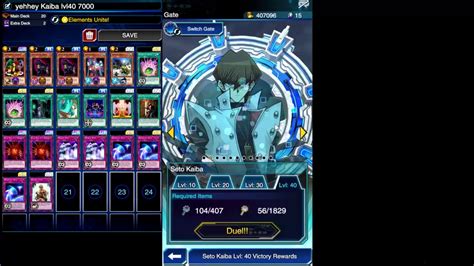 kayba lv 40|Elements Unite to farm Kaiba Lvl 40: deck recipe.